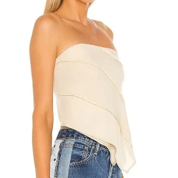 SAMI MIRO VINTAGE open seam scarf top​​​​​ - Picture 3 of 7